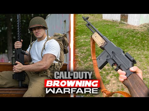 Airsoft WW2 M1918 BAR + Browning M1919 Squad Support Gameplay!