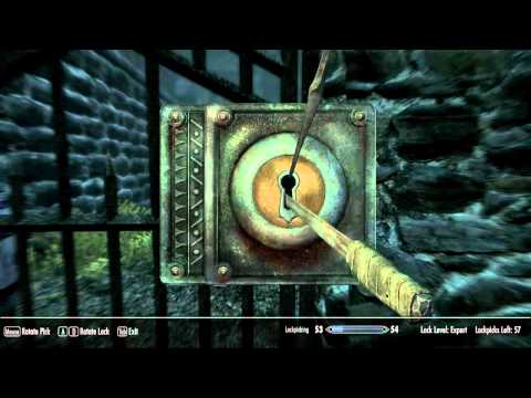 how to lockpick in skyrim