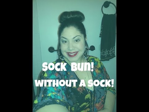 video-linktoworks-How to do a sock bun without a sock
