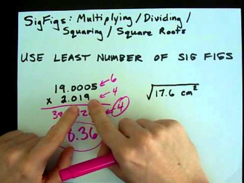how to determine significant figures