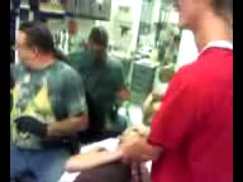 my friend gets her inner ear pierced by what we thought was a professional.