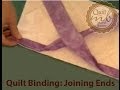 Quilt Binding: Joining Ends, Marci Baker of Alicia's Attic