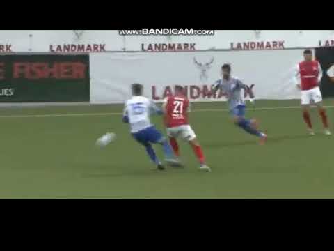 Larne fc vs St Joseph's 0-1 Goal