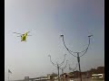 Elicottero atterra al tenda di lignano Elicottero atterra al tenda di lignano