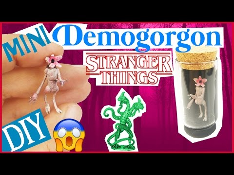 DIY MINIATURE DEMOGORGON STRANGER THINGS MINIATURE
