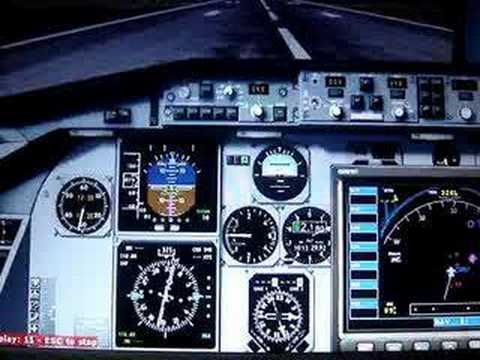 SBKB. - Pouso do fokker 100 da TAM de prefixo PT-MQM.