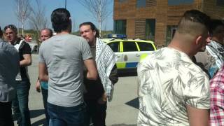 شباب مخيم حمص تصوير بديع الشعبي