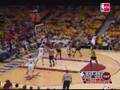 leBron James 30 p & 12 Burns Wizards Game 2 PLAYOFFS 2008