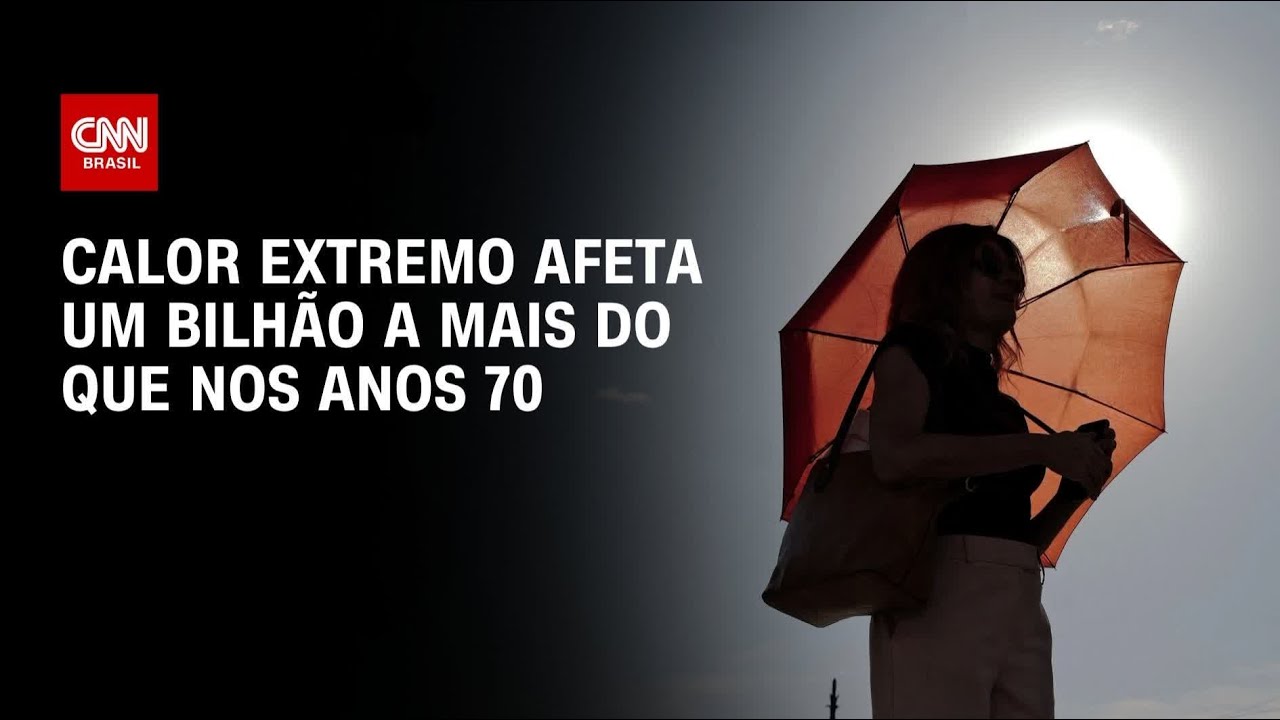 Calor extremo: Um bilhão a mais de pessoas sofre com fenômeno em comparação com 1970 | CNN 360°