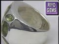 Silver peridot Ring Silver Ring Manufacturer India