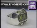 Silver peridot Ring Silver Ring Manufacturer India