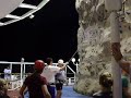 Guy Climbing Rock Wall.AVI