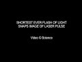 Shortest ever flash of light snaps image of laser pulse