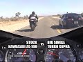 Kawasaki ZX10R ZX-10 vs. 811 RWHP Turbo Supra Roll Race