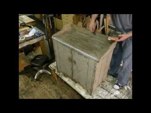 how to dry wet wood under sink