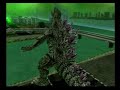 clip 1 of 2 of the ps2 version. you may want to take note that it is not easy for me to switch from godzilla unleashed wii and godzilla unleashed ps2. if i just played the wii version, then i play the ps2 version, which i did, the menus and environment are too similar for me to adjust to the ps2's very different controls. so, i might not be quite as good a player as i was in save the earth. but showa gigan still gets pwned by godzilla on the medium difficulty setting.