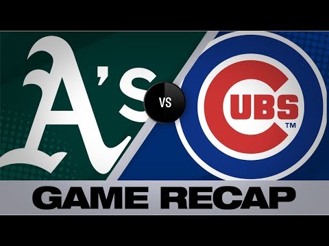 Video: Happ, Baez power Cubs to 6-5 victory | A's-Cubs Game Highlights 8/5/19
