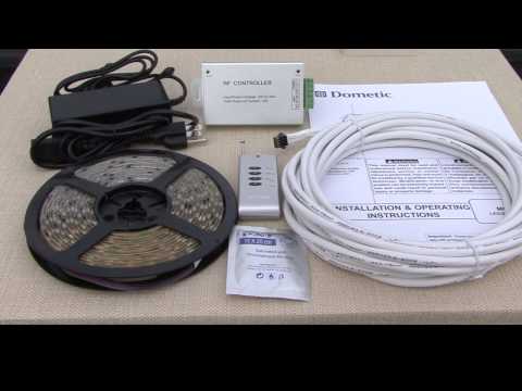 how to attach lights to rv awning