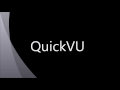 QuickVU tutorial video