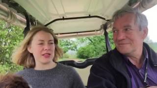 Jump on the Bodiam Buggy and join me having a chin wag with Paul, the National Trust's very own 