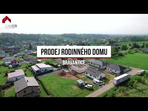Video Prodej rodinného domu 4+kk, pozemek 490m2, Bravantice, okres Nový Jičín