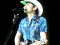 Aaron Rodgers on stage with Brad Paisley Frozen Over H20 Tour