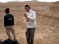 בנצי קליין רוקד מעל מעלה ימין (נחל חתירה). השתלמות חוגי הסיירות של החברה להגנת הטבע, 2007, נחל חתירה-מכתש קטן