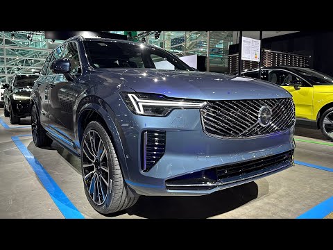 new volvo xc90 b5 awd ultra bright facelift 2025  quick walkaround