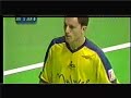 Lances do gol do Leco que culminou na eliminação do Joinville e classificação da Malwee na final da Liga Futsal 2006.