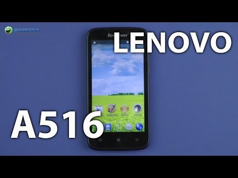 Обзор Lenovo A516 (white) / 