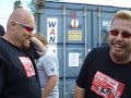Butch & Paul Yaffe doing a head to head burnout.