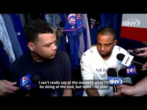 Video: Mets outfielder Yoenis Cespedes talks, says he's around