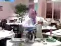 Giovanni Stella verde trecase con la banana flambbè