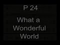what a wonderful world