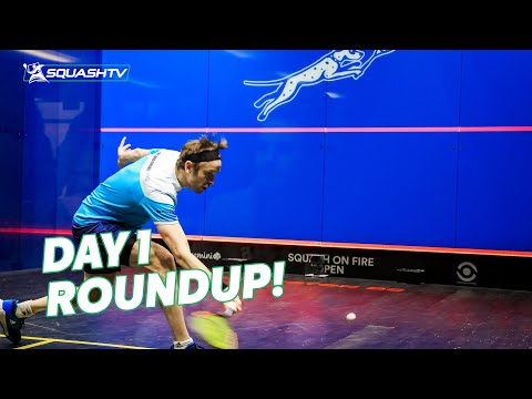 Round 1 at the Squash On Fire Open 2023 | Story of the Day!
