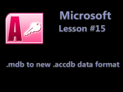 New Microsoft Office Access 2007 Database Accdb Converter