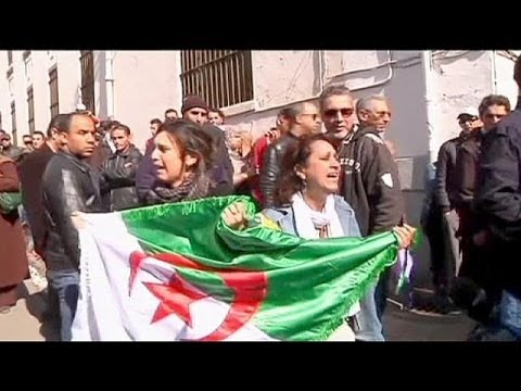 Protests over 77-year-old Bouteflika's re-election bid in Algeria