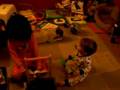 Max and Layla Play With Blocks from Papa