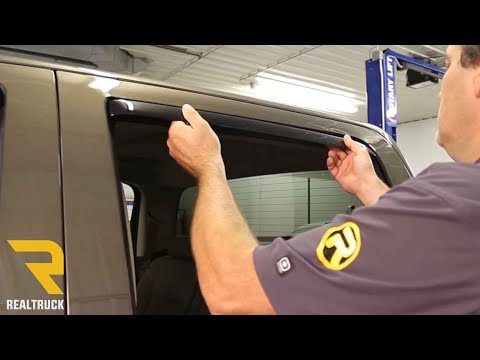 How to Install AVS In-Channel Vent Visors on a GMC Sierra