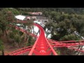 Muntanya Russa Roller Coaster Front Seat POV Onride Tibidabo Barcelona Spain