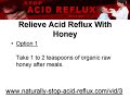 Acid Reflux Natural Remedies - Part 3