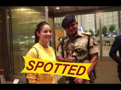 Yami Gautam Spotted At Airport