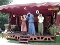 Luthers Hochzeit 2007 in Wittenberg, Mittelaltermarkt und Stadtfest, die Spielleute Scharlatan eröffnen ihr Programm
