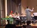 Lucas (11ans) et son xylo avec le MG Brass Band Ermensee