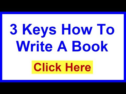 how to write a book