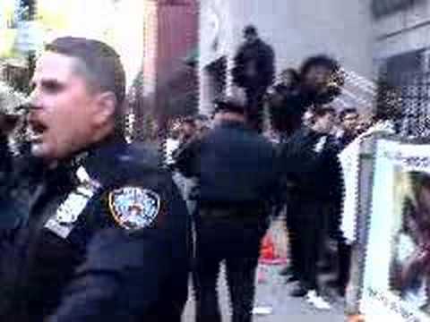 Protest at the Mexican Consulate in NYC