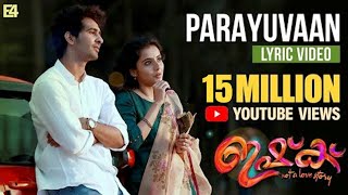 Parayuvaan Lyric Video  ISHQ Malayalam Movie  Shan