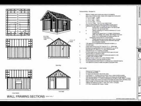 Gambrel Shed Plans