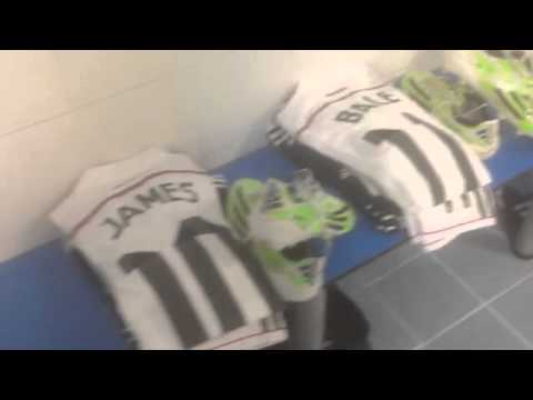 Todo listo en el vestuario del Real Madrid en Eibar / All is set & ready for today's match!