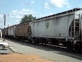 CSX Grain Train at Charlottesville,VA on 8/24/08